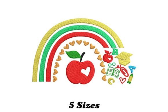 Back to School Rainbow Embroidery Review