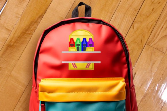 Crayon Box Split Applique Embroidery Review for Boutique Sweatshirts