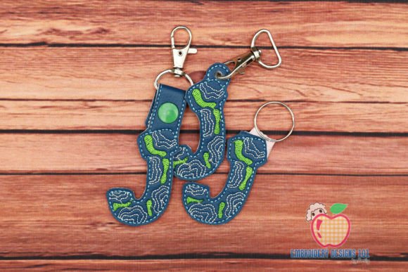 Designer Letters J Keyfob Keychain ITH Review