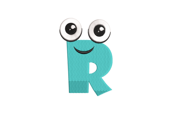 Funny Letter R Embroidery Design Review for Personalized Gifts