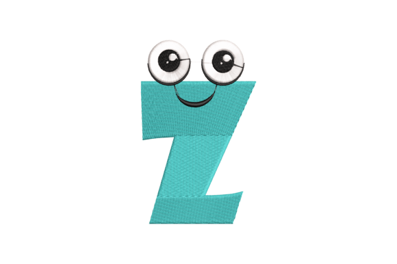 Funny Letter Z: A Playful Embroidery Design for Seasonal Creations