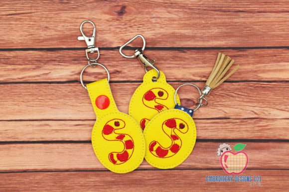 Letter S in the Hoop Keyfob Review for Handmade Gift Creators