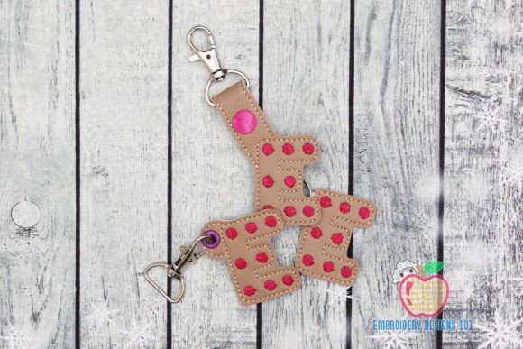 LETTERS E ITH KeyFob Snaptab Review for Apparel Projects