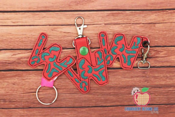 Letters W Keyfob Keychain ITH Review: A Charming Embroidery Addition