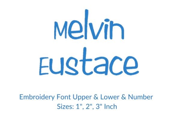 Melvin Eustace Font: A Delightful Embroidery Choice for Personalized Gifts