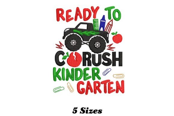 Ready to Crush Kindergarten Embroidery Design Review