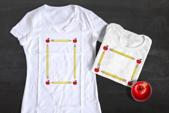 Rectangle Pencil Apple Frame Embroidery: A Designer’s Perspective