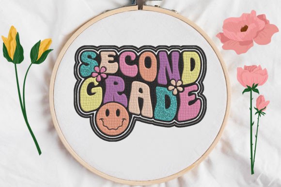 Second Grade, Back to School Embroidery Design Review
