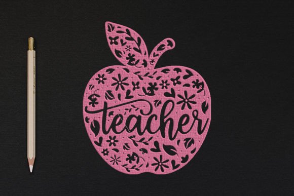 Teacher Apple Made of Flowers: A Whimsical Embroidery Design Review