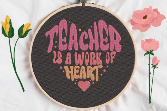 Teacher is a Work of Heart – A Review for Embroidery Sellers